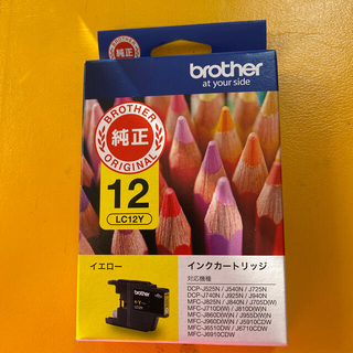 ブラザー(brother)のブラザーLC12イエロー正規品(オフィス用品一般)