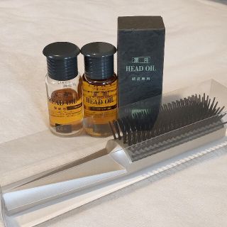 ディーエイチシー(DHC)のDHC ヘッドオイル×２本とvessヘアブラシセット(その他)