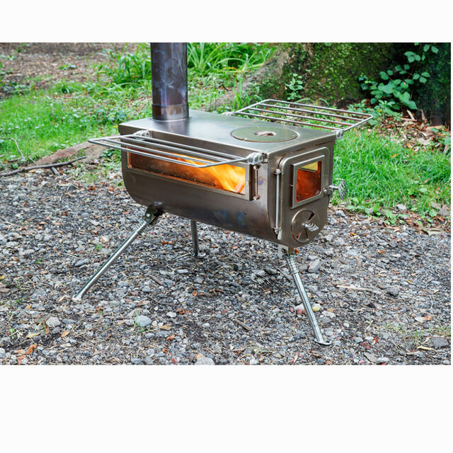 tent-Mark DESIGNS ウッドストーブサイドビュー Mサイズ - ストーブ/コンロ