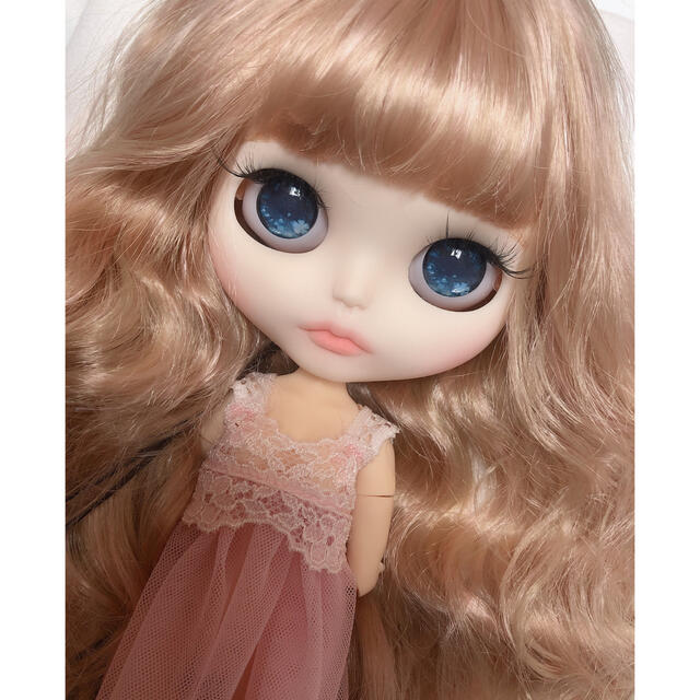 アイシードール 白肌 ピンクブラウン カスタム ブライス icy