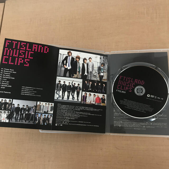 FTISLAND(エフティーアイランド)のFTISLAND　MUSIC　CLIPS DVD エンタメ/ホビーのDVD/ブルーレイ(ミュージック)の商品写真