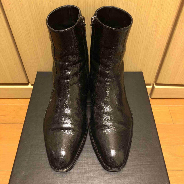 正規 19AW Saint Laurent サンローラン グリッター ブーツ