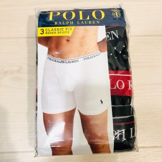 ポロラルフローレン(POLO RALPH LAUREN)の3枚組　ボクサーパンツ　Lサイズ　ポロ　ラルフローレン  下着　アンダーウェア　(ボクサーパンツ)