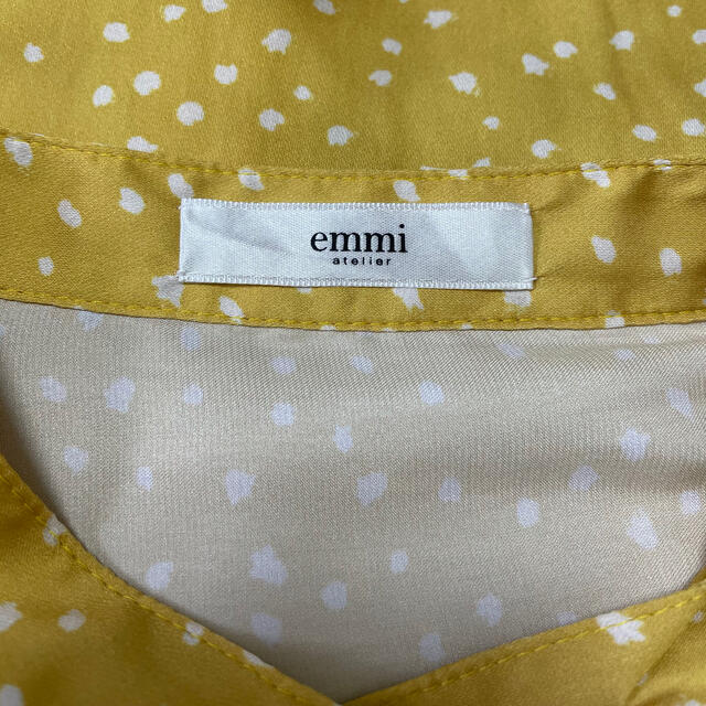 emmi atelier(エミアトリエ)のemmi atelier ドットシャツ レディースのトップス(シャツ/ブラウス(長袖/七分))の商品写真