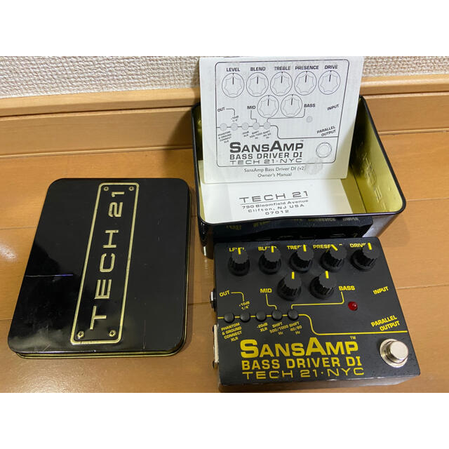 TECH21 Sansamp サンズアンプ Bass Driver DI V2 3