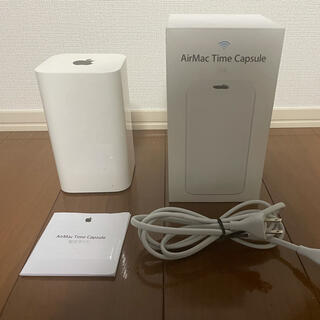 アップル(Apple)のAirMac Time Capsule 2TB WiFiルーター(PC周辺機器)