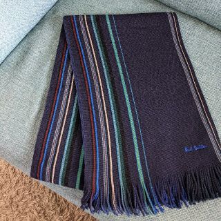 ポールスミス(Paul Smith)のポールスミス　ハーフストライプラッセルダブルフェイス　マフラー(マフラー)