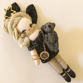 ◆チャチコチャーム◆ ハンドメイド　ドールチャーム　バッグチャーム　レトロ(人形)