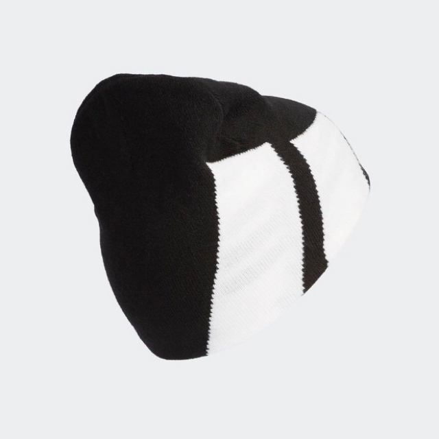 adidas(アディダス)の新品 adidas アディダス リバーシブルビーニー ニット帽 黒 ブラック メンズの帽子(ニット帽/ビーニー)の商品写真