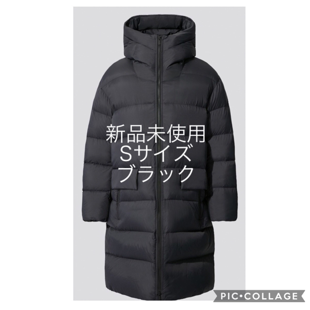 メンズUNIQLO +J 黒　Sサイズ　ジルサンダー　ロングフーデッドコート