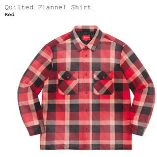 シュプリーム(Supreme)のSupreme Quilted Flannel shirt Red(シャツ)