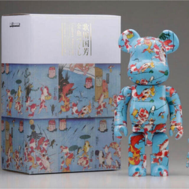 BE@RBRICK 歌川国芳「金魚づくし」 100% ＆ 400% 2個セット