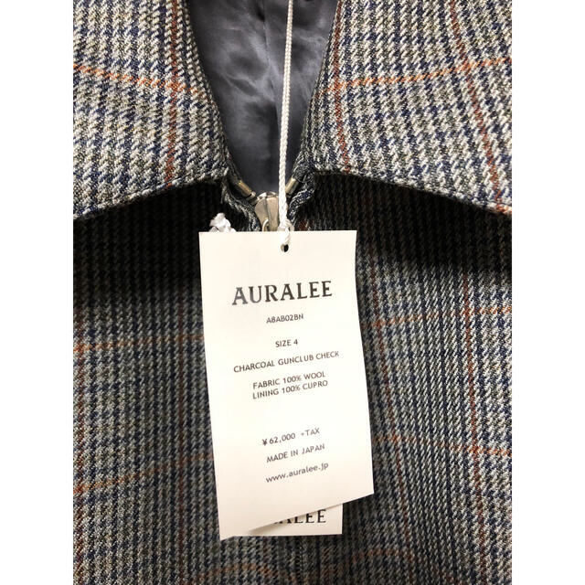 18aw オーラリー auralee ブルゾン＋チェックシャツ メンズのジャケット/アウター(ブルゾン)の商品写真