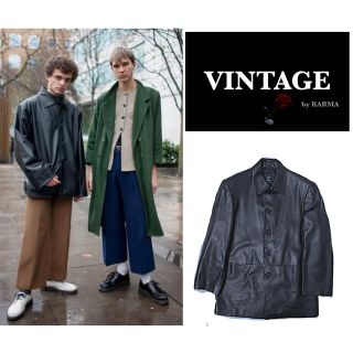 ジョンローレンスサリバン(JOHN LAWRENCE SULLIVAN)のVintage LEATHER TAILERED JACKET(レザージャケット)