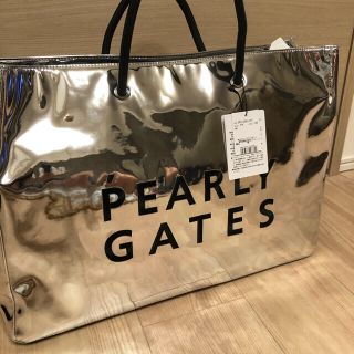 パーリーゲイツ(PEARLY GATES)のパーリーゲイツ　プラチナ　シルバー　トートバッグ(バッグ)