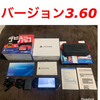 vita 3.60 レッドブラック　16GB 比較的良品