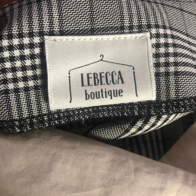 LEBECCA boutique 朝方の化粧ワンピース  チェックワンピース 2