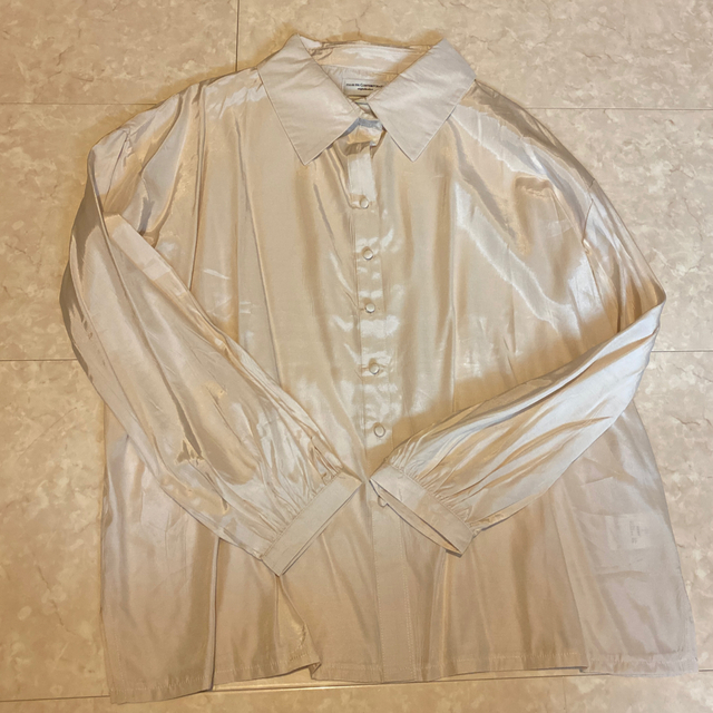 room306 CONTEMPORARY(ルームサンマルロクコンテンポラリー)のSatin Collared Shirt レディースのトップス(シャツ/ブラウス(長袖/七分))の商品写真