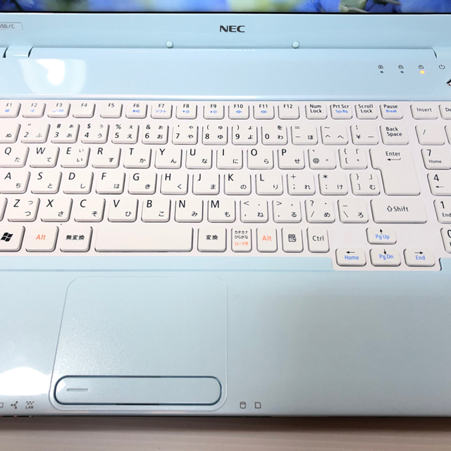 NEC(エヌイーシー)のあっ♪かわいい　ノートパソコン　本体　Windows10 NEC LS150 スマホ/家電/カメラのPC/タブレット(ノートPC)の商品写真