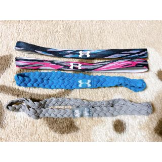 アンダーアーマー(UNDER ARMOUR)のヘアバンド４本セット(ヘアバンド)