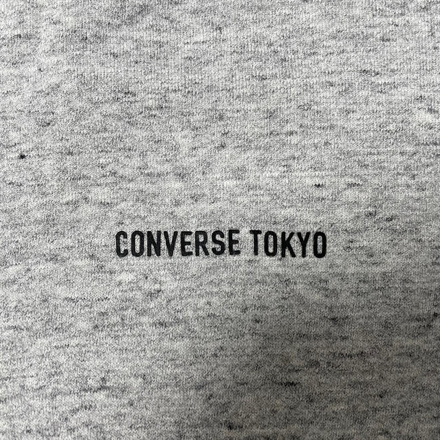 CONVERSE TOKYO ロゴスウェット　トレーナー　グレー