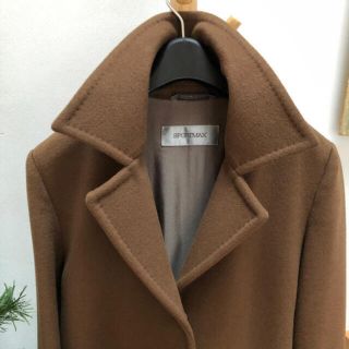 maxmara sportmax  カーキカラー　ウール　コート