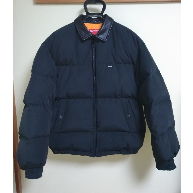 supreme leather collar puffy jacket m納品書