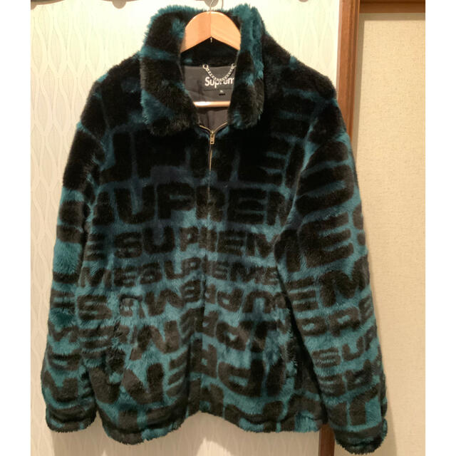 Supreme 18ss Faux Fur Bomber Jacket