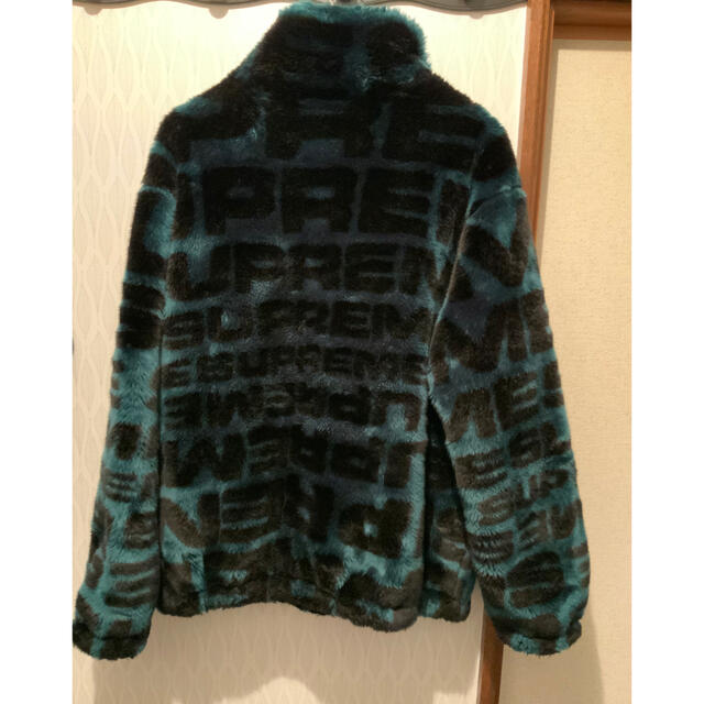 【新品】18SS faux fur repeater bomber jacket