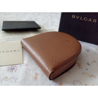 【新品】ブルガリ BVLGARI コインケース 小銭入れ ブラウン 馬蹄形