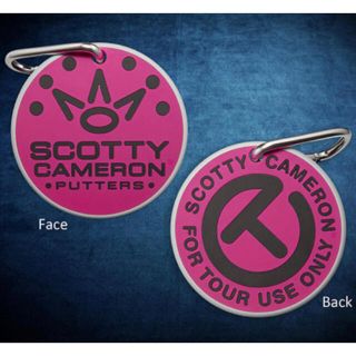 スコッティキャメロン(Scotty Cameron)のスコッティキャメロン限定サークルTパッティングディスク ピンク　バッグタグ(その他)