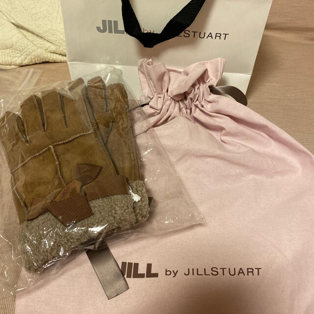 JILL by JILLSTUART(ジルバイジルスチュアート)のジル　ムートングローブ レディースのファッション小物(手袋)の商品写真