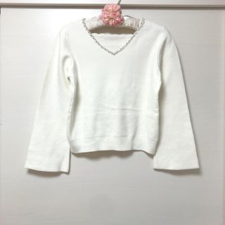 ミッシュマッシュ(MISCH MASCH)の🌸お値下げ🌸ミッシュマッシュのビジュートップス🌸(カットソー(長袖/七分))