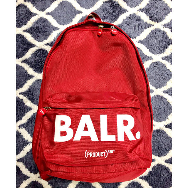 BALR RED backpack ボーラー　レッド　バックパックバッグ