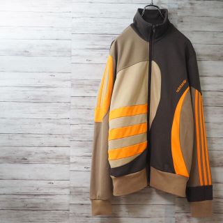 adidas - Adidas Originals アシンメトリー切替トラックジャケットの