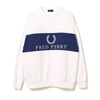 フレッドペリー(FRED PERRY)のFRED PERRY × BEAMS/別注 ロゴ切替 スウェット(スウェット)