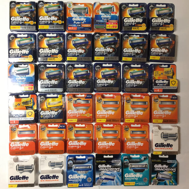 輸入品日本向け ジレット Gillette 替刃 フュージョンプログライド他