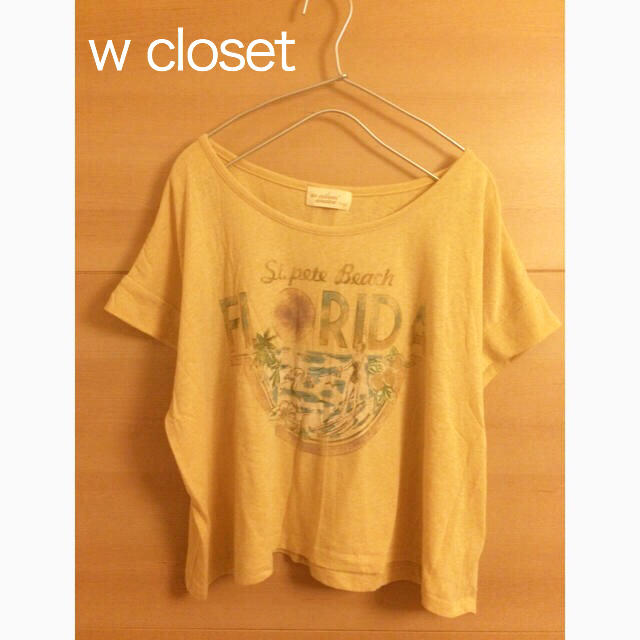 w closet(ダブルクローゼット)の＊w closet＊Tシャツ レディースのトップス(Tシャツ(半袖/袖なし))の商品写真