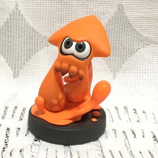 ニンテンドウ(任天堂)のスプラトゥーン amiibo アミーボ イカ オレンジ 限定カラー フィギュア(ゲームキャラクター)