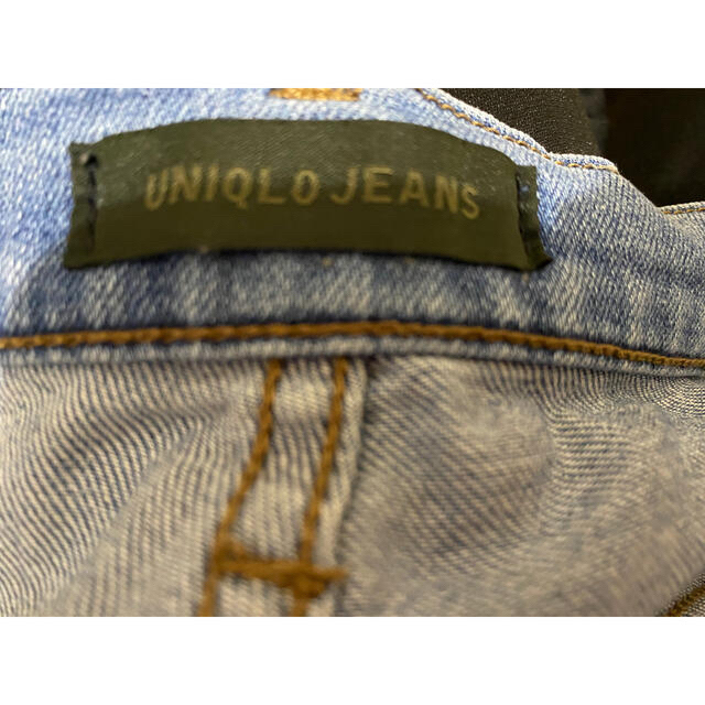 UNIQLO(ユニクロ)のユニクロ デニム ワイドパンツ レディースのパンツ(デニム/ジーンズ)の商品写真
