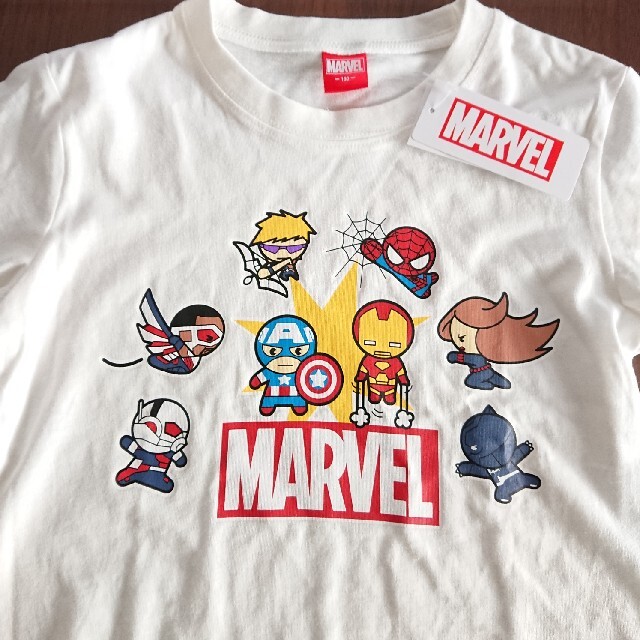 MARVEL(マーベル)の新品★MARVEL 半袖Tシャツ 子供 130 キッズ/ベビー/マタニティのキッズ服男の子用(90cm~)(Tシャツ/カットソー)の商品写真