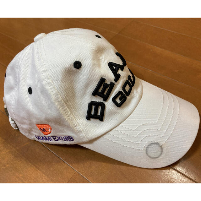 BEAMS - ビームスゴルフ beams golf キャップ 帽子 白色 美品の通販 by