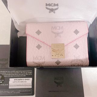 エムシーエム(MCM)の土日限定値下げ♡【美品・人気】MCM 折財布 パウダーピンク(折り財布)