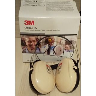 防音 イヤーマフ ネックバンド式 3M(ヘッドフォン/イヤフォン)