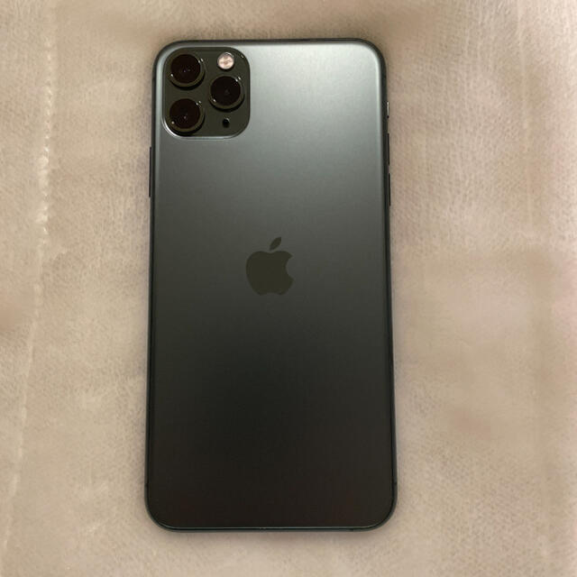 スマホ/家電/カメラiPhone 11 Pro Max ミッドナイトグリーン 64GB SIMフリー