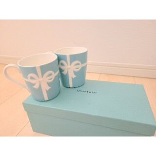 ティファニー(Tiffany & Co.)の【新品】TIFFANYペアマグカップ(グラス/カップ)