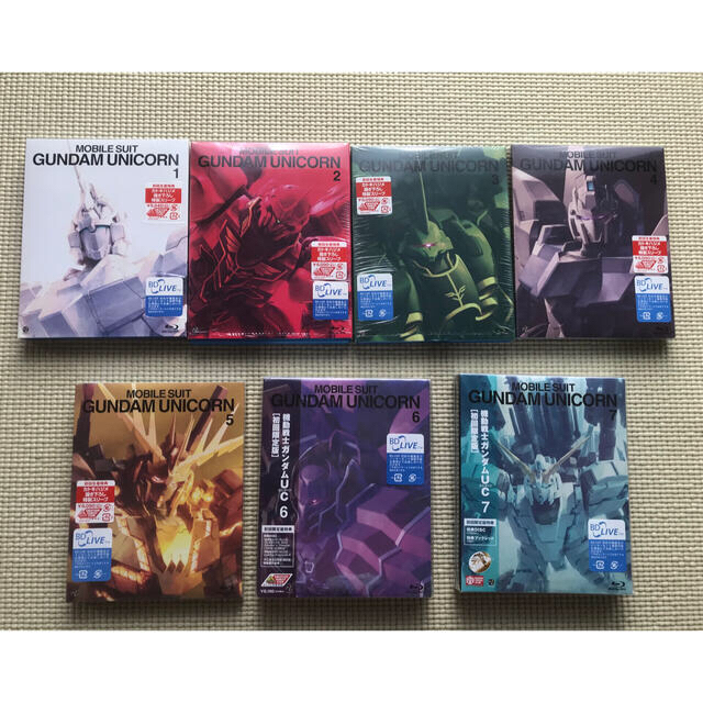 特上美品 Blu-ray 機動戦士ガンダムUC 劇場限定版 全7巻セット - 通販