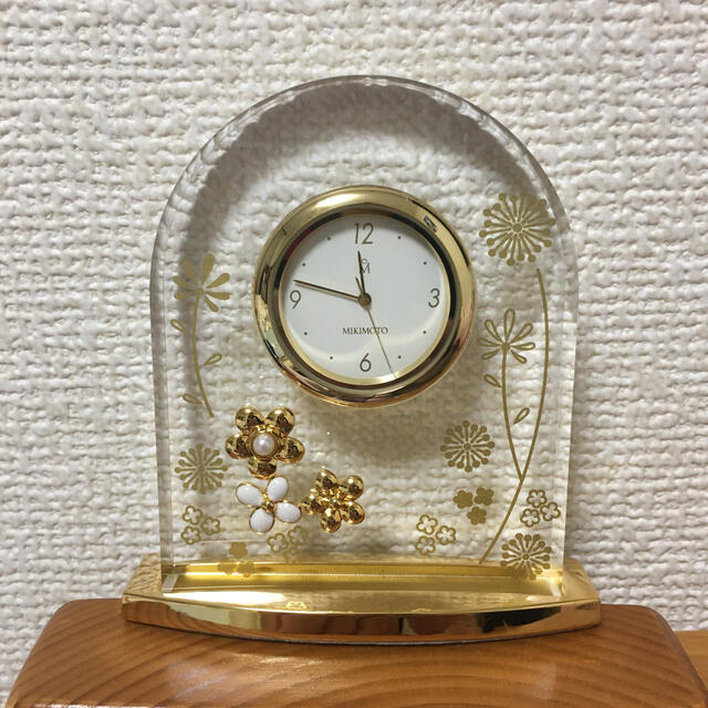 MIKIMOTO - ミキモト パール置き時計の通販 by koko's shop MIKIMOTO - ミキモト パール置き時計の通販 by koko's shop