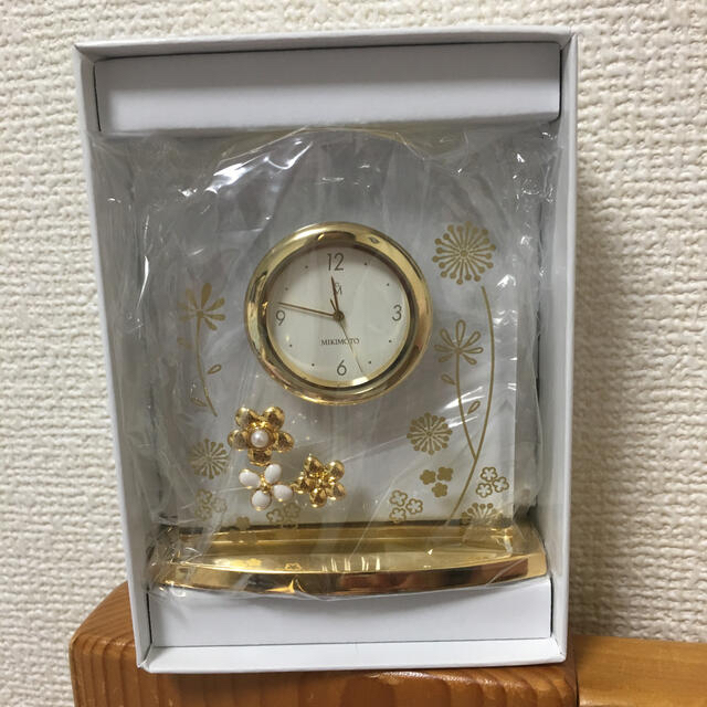 MIKIMOTO - ミキモト パール置き時計の通販 by koko's shop MIKIMOTO - ミキモト パール置き時計の通販 by koko's shop