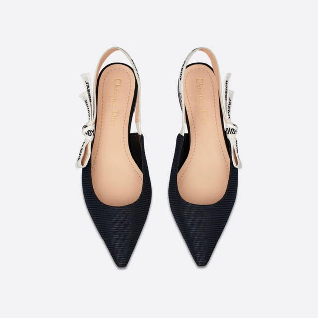 直送商品 Christian Dior ディオール 23.5 36/5 バレエフラット